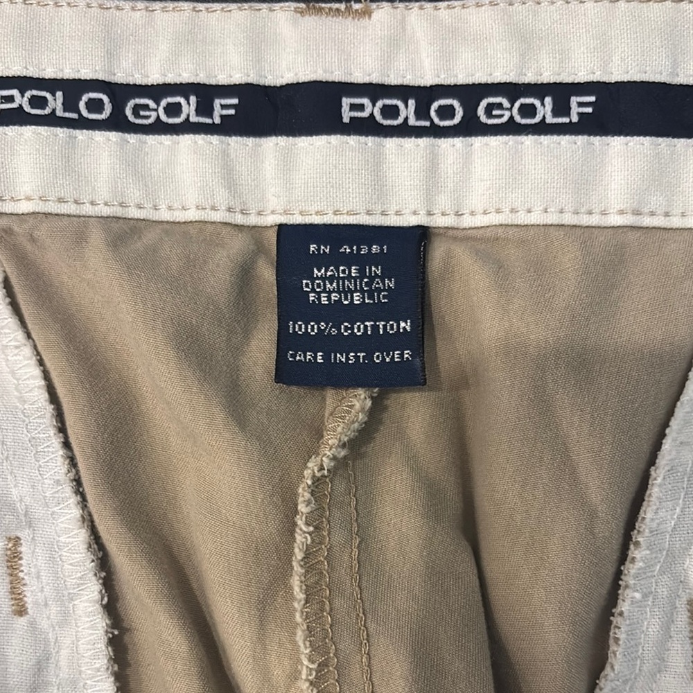 Polo Golf Beige Cotton Pants 31x30